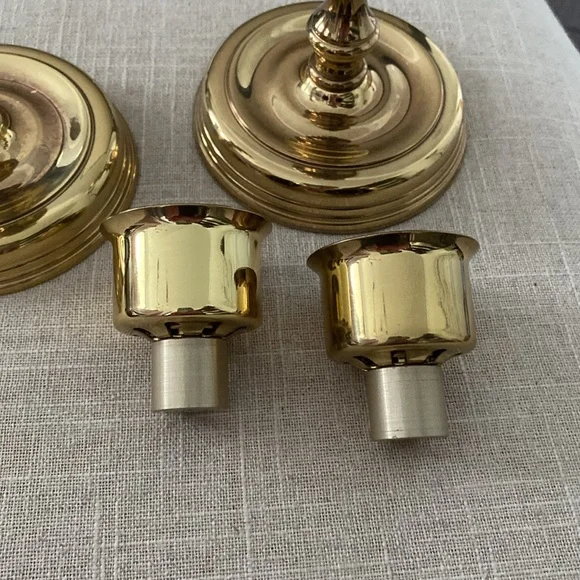 Baldwin brass Candle Holders 7.5” - Picture 3 of 7